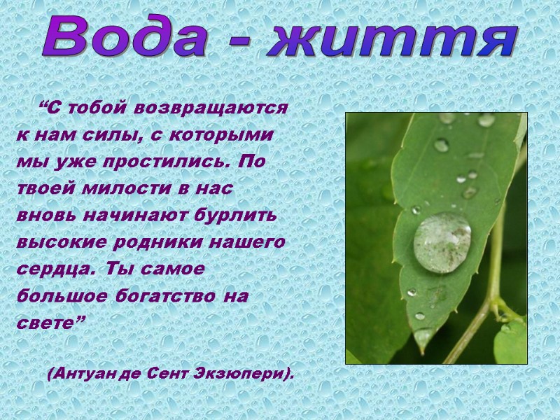 “С тобой возвращаются  к нам силы, с которыми  мы уже простились. По